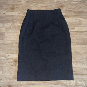 Rena Rowan Wool Pencil Skirt